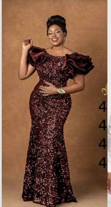 Sequence Gown Styles, Sequence Gown, Dinner Gowns, Short African Dresses, Lace Gown Styles, Dinner Dress Classy, African Lace Dresses, Classy Dress Outfits, Half Sleeve Dresses