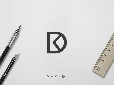 Dk Tattoo Designs, Dk Logo Design, Dk Monogram, Logo Graphiste, Dk Logo, Doctor Logo, Ventura Design, Doctor Logos, K Tattoo