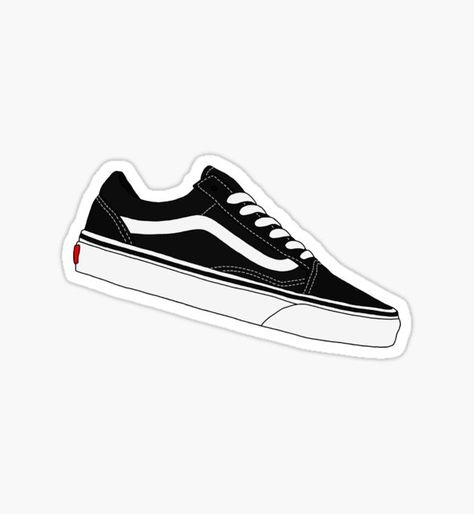 Vans Doodle, Iphone Wallpaper Vans, Vans Ideas, Vans Old Skool Low, Typographic Logo Design, Iphone Stickers, Homemade Stickers, Cute Laptop Stickers, Bubble Stickers