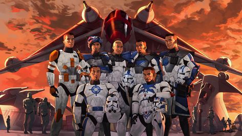 kamino-coruscant — CLONE NAVAL OFFICER APPRECIATION Domino Squad, The 501st, Captain Rex, 501st Legion, Star Wars Watch, Star Wars Trooper, Star Wars Characters Pictures, Star Wars Love, Star Wars Facts