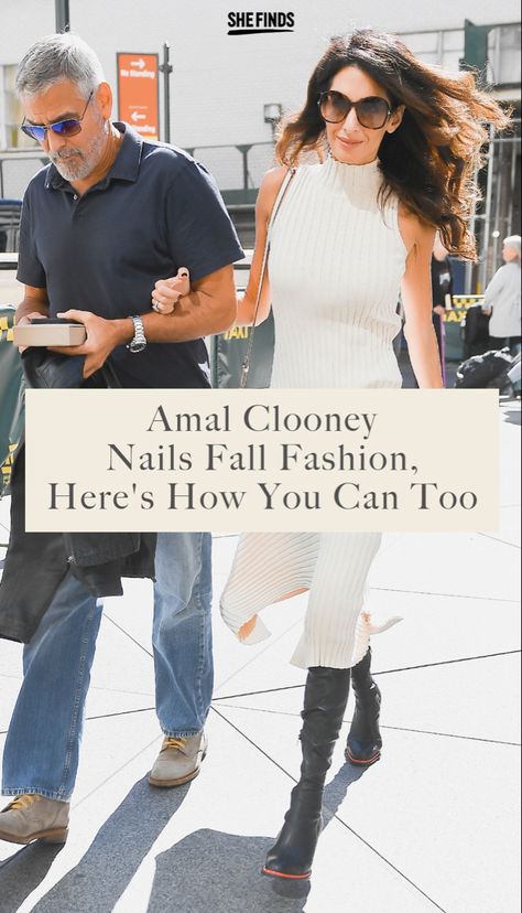 Amal Clooney Twins, Amal Clooney Style, Everyday Habits, Louboutin Boots, Haute Couture Designers, Chic Sweater, Amal Clooney, Fall Fit, Summer To Fall