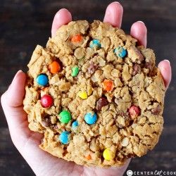 Search Results cookies - CenterCutCook Jumbo Monster Cookies, Oatmeal Chocolate Chips, Jumbo Cookies, Monster Cookies Recipe, Gluten Free Cookie Recipes, Party Sweets, Giant Cookie, Peanut Butter Oatmeal, Delectable Desserts