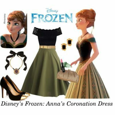 Anna's coronation dress Summer Disneybound Outfits, Anna Coronation Dress, Disney Character Outfits, Disney Bound Outfits Casual, Disneybound Outfits, Princess Inspired Outfits, Coronation Dress, Disney Dress Up, Disney Clothing