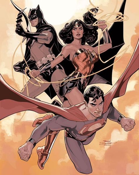 Superman daily (@onlysupermanvibes) | Instagram Ben Oliver, Terry Dodson, Dc Trinity, Batman Superman Wonder Woman, Wonder Woman Costume, Alex Ross, Comic Book Artwork, Arte Dc Comics, Superman Wonder Woman