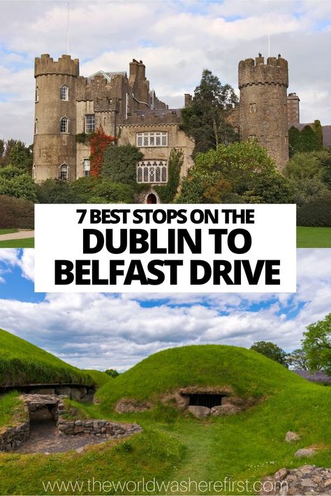 Planning a road trip to Northern Ireland from Dublin? Make sure to enjoy the journey as much as the destination with these amazing stop son the Dublin to Belfast drive! Dublin To Belfast, Traveling Ireland, Sabbatical Ideas, Ireland 2023, Irish Vacation, Backpacking Ireland, Ireland Hotels, Planning A Road Trip, Ireland Weather