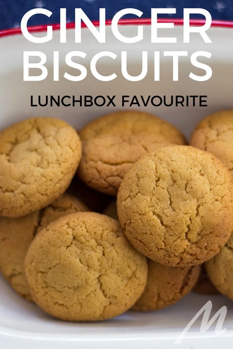 Crisp Biscuits, Ginger Bread Biscuits, Bulk Cookies, Easy Manicotti Recipe, 100 Cookies Recipe, Anzac Biscuits, Ginger Biscuits, Winter Treats, Ginger Cookies