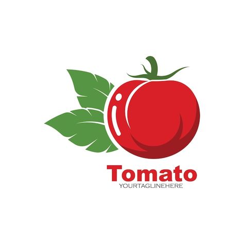 Fresh tomato vector illustration design ... | Premium Vector #Freepik #vector #tomato #tomato-background #vegetable-illustration #tomato-plant Tomato Background, Tomato Logo, Stem Biology, Tomato Vector, Tomato Illustration, Tomato Tomato, Couples Pic, Salsa Tomatillo, Arabic Logo