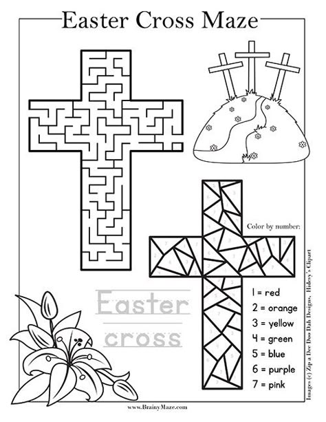 Put a SMILE on your kids and grandkids faces this Easter with our FREE Printable Easter Mazes!  Each page features an educational follow-up activity for students to complete. Catholic Easter, Easter Lessons, Easter Sunday School, Easter Worksheets, Deco Champetre, Mazes For Kids, Sunday School Crafts For Kids, Resurrection Sunday, Easter Printables Free