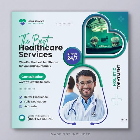 Medical Creative Ads Design, Creative Medical Social Media Design, Medical Poster Design Ideas Creative, Hospital Advertising Design, Pharmacy Flyer Design, Health Care Social Media Post, Health Social Media Design, Healthcare Poster Design, Pharmacy Social Media Design