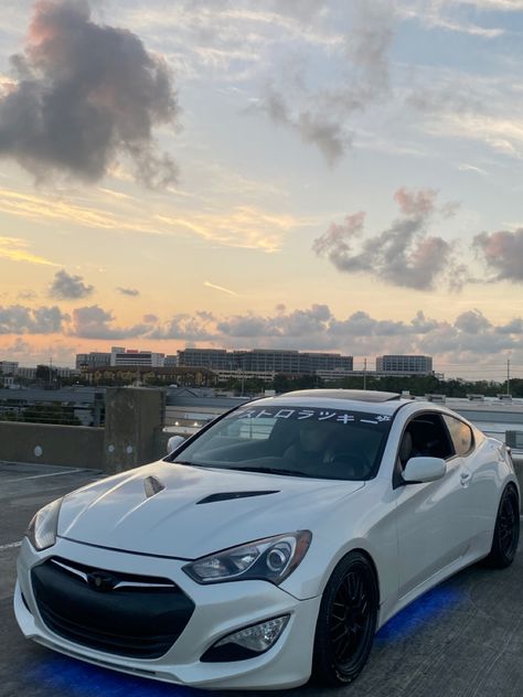 White Genesis Coupe, 2012 Hyundai Genesis Coupe, Hyundai Genesis Coupe Modified, Car Genesis, Jaden Core, Genesis Car, 2013 Hyundai Genesis, Dream Cars Bmw, Djerf Avenue