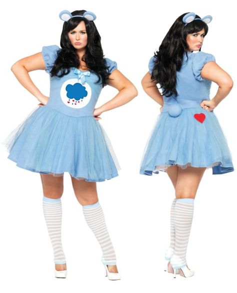 Care Bears Halloween Costume Diy, Adult Care Bear Costume, Grumpy Bear Costume, Carebear Costume Women, Care Bear Costume Women, Diy Care Bear Costume, Bear Costume Halloween, Care Bears Costumes, Care Bears Costume