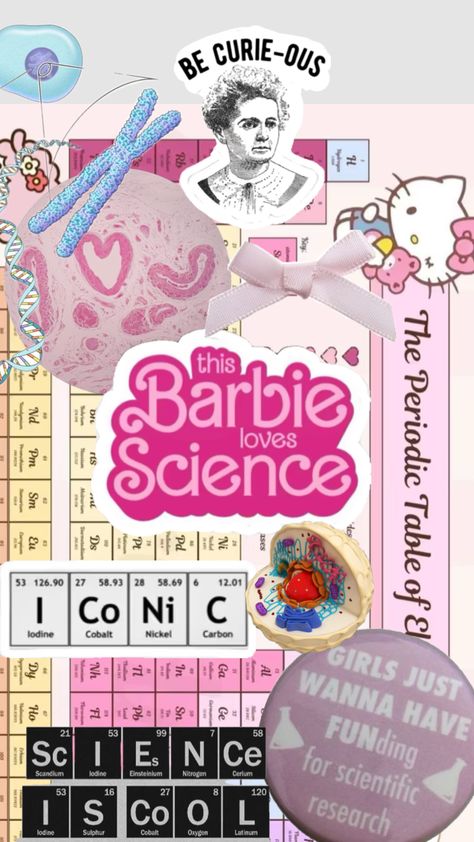 #ilmioprimoshuffle #myfirstshuffle #biology #biologia #scientist #barbie #science Barbie Scientist, Digi Scrap, Ipad Wallpaper, Biology, Chemistry, Science