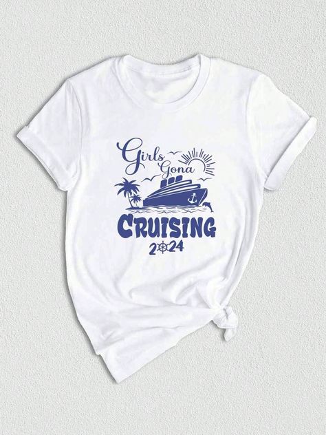 Introducing our Cruise Shirt, the perfect addition to your vacation wardrobe! Whether you're embarking on a family cruise, going on a friends' trip, or simply enjoying a summer vacation, this shirt is designed to make your experience even more memorable. Made from high-quality materials, it offers both comfort and style, ensuring you look and feel great throughout your cruise adventure. This Family Cruise Tee is not only a stylish choice but also a great way to create lasting memories with your loved ones. With its matching design, you and your family can show off your unity and bond as you explore new destinations together. The vibrant colors and eye-catching graphics make it a fun and playful addition to your vacation outfits, perfect for capturing those picture-perfect moments. Planning Cruise Tshirt, Friends Trip, Cruise Shirts, Cruise Trip, Girls Trip Shirts, Travel Tees, Vacation Wardrobe, Vacation Cruise, Cruise Shirt