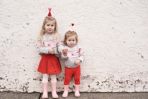 Five on Friday - Valentine's Edition #valentinesday #sisterhood Simple Diy Projects, Valentines Day Baby, Boys Sleepwear, Diy Cookie, Valentine Cookies, Toddler Girl Style, Baby Pajamas, Girls Clothing Sets