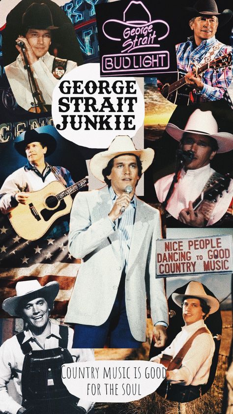 George Strait Captions, George Strait Wallpaper Aesthetic, George Strait Aesthetic, George Strait Wallpaper, Young George Strait, Strait Music, Happy Birthday George, King George Strait, Country Backgrounds