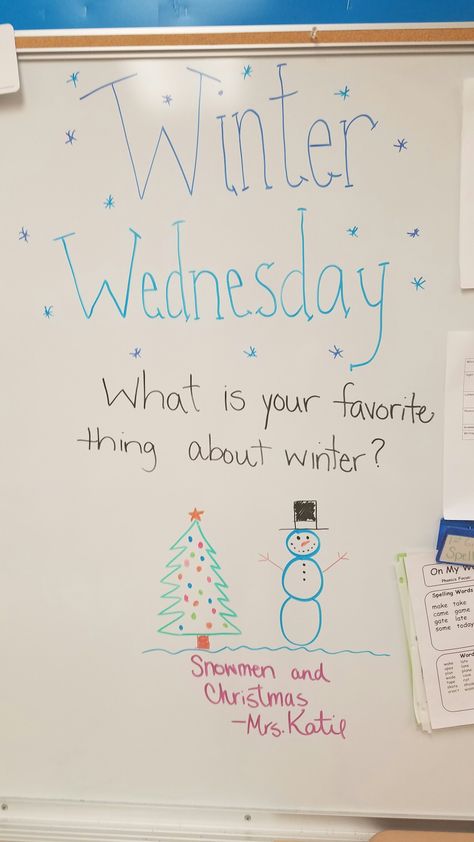 Wednesday Whiteboard, Christmas Whiteboard, Morning Questions, Whiteboard Activities, Whiteboard Prompts, Whiteboard Questions, Whiteboard Messages, Daily Questions, Morning Board