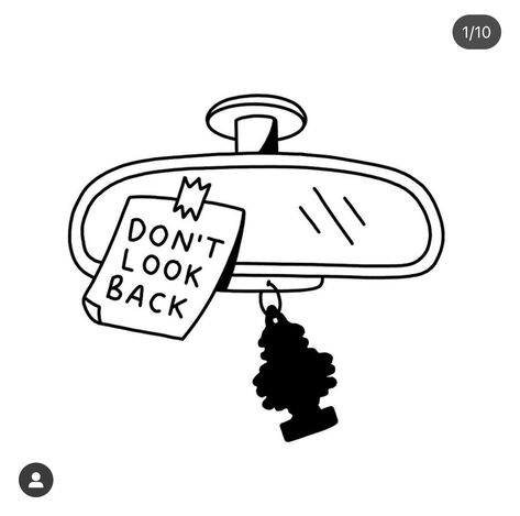 Mirror Doodle, Don't Look Back, Memorial Tattoos, Tattoo Flash Art, Mini Drawings, Tattoo Design Drawings, Tattoo Stencils, Tattoo Inspo, Mini Tattoos