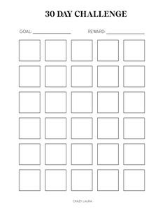 Looking for and easy way to make or break a habit? Check out these free challenge tracker printables that come with two different versions!