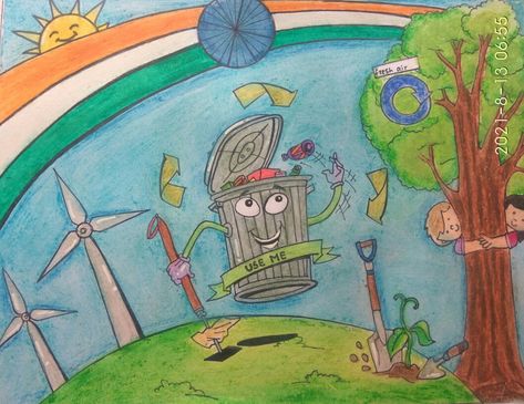 Clean India Green India drawing Green India Drawings, Clean City Green City Drawing Poster, Green India Clean India Drawings, Clean India Drawing Ideas, Clean India Green India Drawing, Swachh Bharat Drawing Ideas, Clean India Posters, Clean India, India Drawing