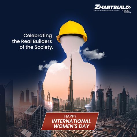 On this International Women's Day, we want to take a moment to recognize and celebrate the contributions of women in the construction industry. We at #ZMARTBUILD are proud to have women working in various roles throughout our company,. Your hard work, dedication, and expertise have helped us to deliver high-quality projects and exceed our clients' expectations. Happy Women's Day! #Women'sDay #CelebrateWomen #SCGInternational #ZmartbuildIndia Ig Layout, Cartoon Pic, Fitness Marketing, Photoshop Tutorial Typography, Women Working, Happy Women's Day, Social Media Advertising Design, Creative Advertising Design, Collage Art Projects