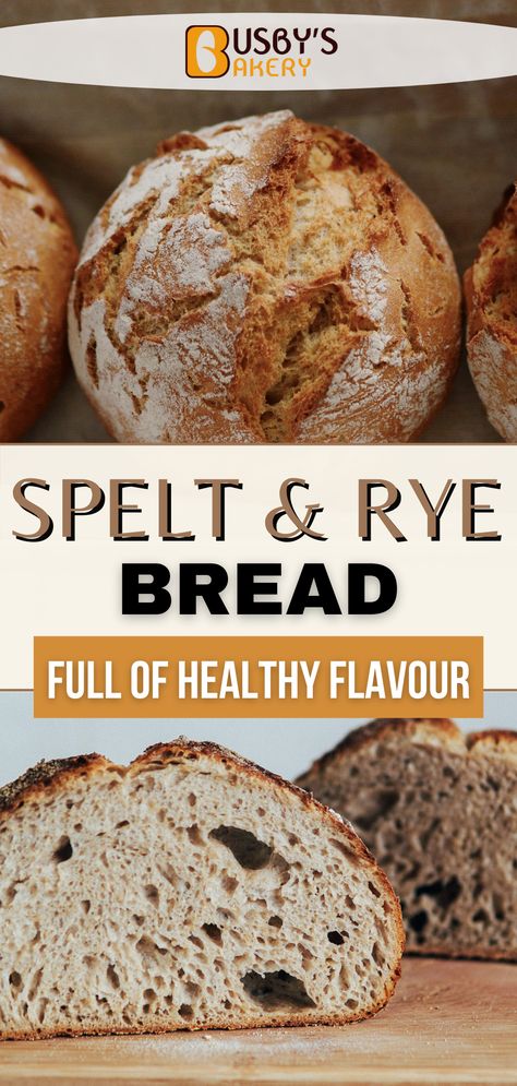 Spelt Rye Sourdough Bread, Rye Spelt Bread Recipe, Rye Flour Bread Recipe, Spelt And Rye Bread Recipe, Low Gi Bread Recipe, Baking With Spelt Flour, Rye Flour Recipes, Recipes With Rye Flour, White Wheat Bread