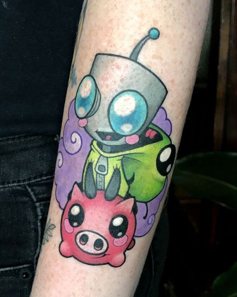 Disney Stitch Tattoo, Olive Tattoo, Pop Art Tattoos, Trending Tattoos, Tattoo Apprenticeship, Clover Tattoos, Kawaii Tattoo, Cool Small Tattoos, Tattoo Portfolio