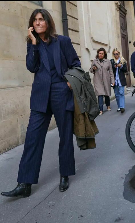 Emmanuelle Alt Style 2022, Emmanuelle Alt Style 2024, Emanuelle Alt 2023, Emmanuelle Alt Style 2023, Diplomatic Outfit, Diplomat Outfit, Women In Menswear, Emmanuelle Alt Style, Emmanuelle Alt