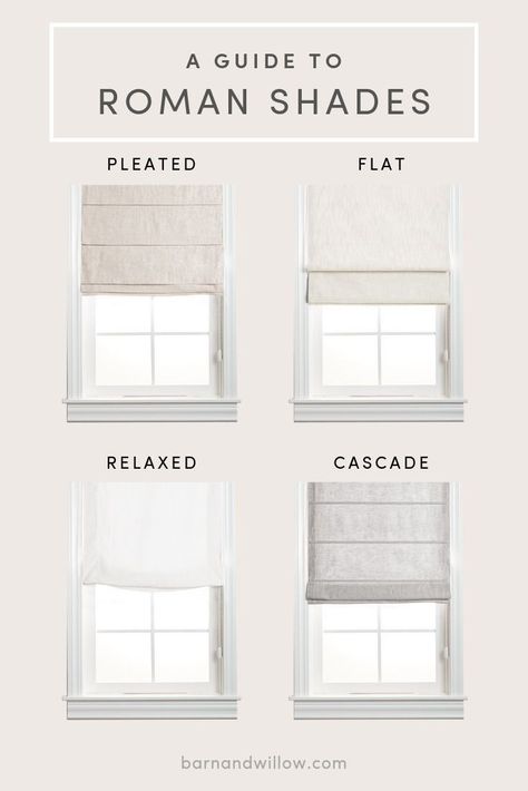 Roman Shades Living Room, Room Darkening Shades, Roman Curtains, Window Treatments Living Room, Blinds Design, Door Entrance, Farmhouse Front, Entrance Design, Bathroom Windows