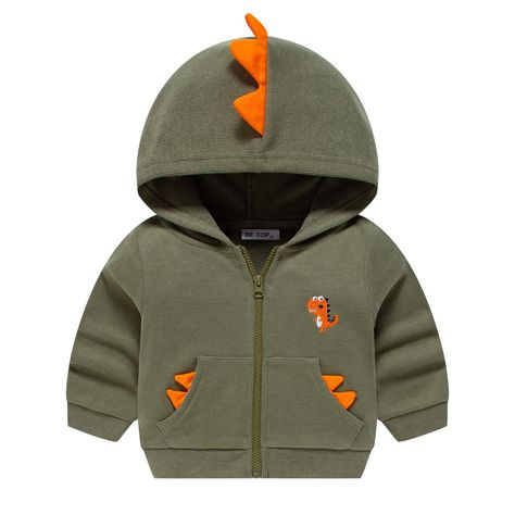 PRICES MAY VARY. Cotton Blend MATERIAL-- Toddler baby hooded zip up sweatshirt, stylish and adorable,made of high-quality cotton blend, soft, lightweight, breathable, skin-friendly and comfortable to wear. FASHION DESIGN-- Dinosaur hoodies toddler boys, 2021 New 3D dinosaur long sleeve hoodies sweatshirt jacket, zip-up hoodies sweatshirt, lightweight and zipper closure, baby boys dinosaur clothes outerwear, fashionable and stylish,kids favorite,make your baby looks more cool. SIZE-- Kids todder Winter Dinosaur, Children Top, Legging Sport, Sport T-shirts, Kids Coats, Boys Coat, Boys Hoodies, Boys Jacket, Boys Long Sleeve