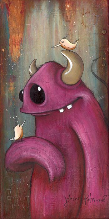 Monster Illustration, Cute Monsters, Art And Illustration, Monster Art, Weird Art, Little Monsters, Pics Art, Kids Art, Beautiful Art