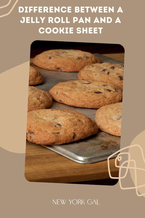 We’ve all heard of a cookie sheet for baking, but if you’re curious about the difference between a jelly roll pan and a cookie sheet, keep reading. Perhaps you wondered how to use one or which one they used in your old favorite recipe. Both have their own unique uses, benefits, and drawbacks. To make sure you are using them both correctly here is a quick breakdown of each one. | life hacks Best Pizza In Nyc, Cookie Sheets, Jelly Roll Pan, Oatmeal Cookie Recipes, Conventional Oven, Good Pizza, Shredded Coconut, Jelly Roll, Oatmeal Cookies