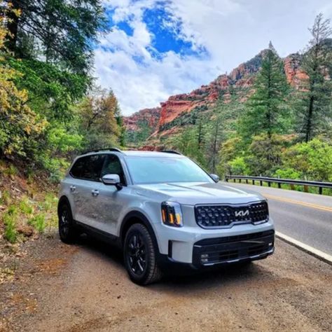 With bold capabilities and torque-vectoring All-Wheel Drive, the 2024 Telluride is built for those who take each endeavor by storm. 🚗✨  Conquer any adventure with confidence and style. Discover the power and versatility of the Telluride today! 🏞️💪  #KiaTelluride #BoldCapabilities #AdventureReady #DriveWithConfidence 🌟 Kia Telluride, Future Car, Dream Cars, Suv, With Confidence, Wheel, Drive, Confidence, Cars