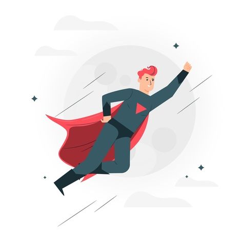 Superhero Illustration, Superhero Concept, Castle Cartoon, Superman Boy, Create A Story, Vector Animation, Character Actions, Superhero Kids, Illustration Story