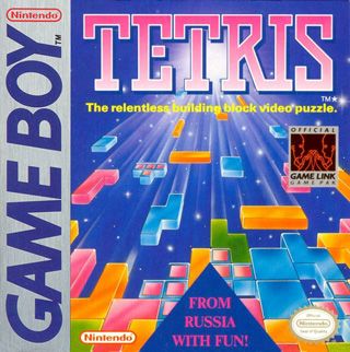 Tetris (Game Boy) — StrategyWiki | Strategy guide and game reference wiki - strategywiki.org/ Tetris Gameboy, Super Mario Land, Tetris Game, Gameboy Games, Adventure Time Characters, Gameboy Color, 8 Bits, Multiplayer Games, Game Boy