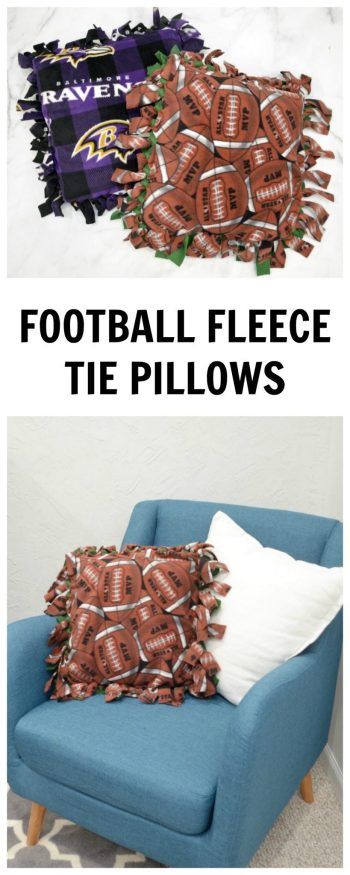 Football Fleece Tie Pillows Wallpapers Home Decor, Sew Blankets, Tie Pillows, Space Home Decor, Farm Hacks, Home Decor Amazon, Football Pillows, Home Decor Ideas Bedroom, Throw Pillow Diy