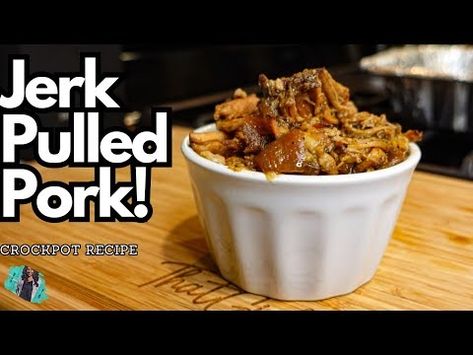 SLOW COOKER JERK PULLED PORK | LEAVE FOR WORK AND COME HOME TO DINNER! | EASY DUMP & GO RECIPE - YouTube Jerk Pulled Pork, Pulled Pork Recipe, Pulled Pork Recipes, Pork Recipe, Dinner Easy, Crockpot Meals, Pork Dishes, Come Home, Pulled Pork