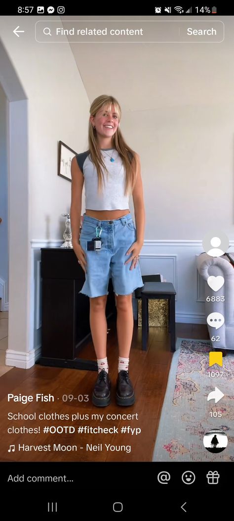 Paige Fish Outfits, Paige Fish, Salty Granola Outfits Summer, Mexico Summer Outfits, Gronola Girl Outfits Summer, Sufer Girl Aesthetic Outfits, Simple Outfits For School, Beachy Outfits, Modest Fits