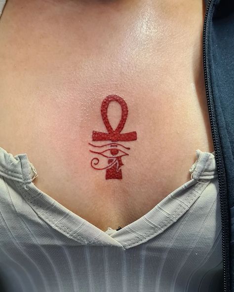 Ankh Tattoo, Tattoo Chest, Black Women, Tattoos, Black, Design