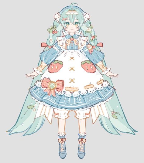 Miku Cosplay, Poses References, Art Style Inspiration, 영감을 주는 캐릭터, Kawaii Art, Anime Poses, Magical Girl, Fantasy Character Design, 그림 그리기