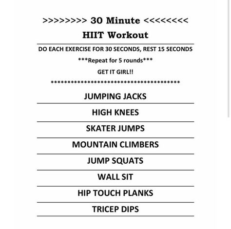 Effective At Home Workouts, At Home Workouts No Equipment, 30 Min Hiit Workout, Hiit Workouts At Home, Workouts No Equipment, 30 Minute Hiit Workouts, 30 Min Cardio, Hiit Workouts Treadmill, 30 Minute Hiit