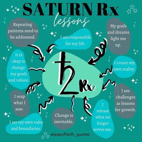 Leap Of Faith - Astrology 🔮🌙 on Instagram: "SATURN RETROGRADE LESSONS // Retrograde periods can be perceived as all doom and gloom, yet there are many important lessons and positive aspects to be learnt. Saturn Retrograde is a period where we are asked to go on a journey of self reflection. We are asked to evaluate where we need to cut ties with anything you are not aligned to. Changes, obstacles and upheavals that seem in inconvenient at this time, are part of the Divine process. Whilst they Saturn Retrograde 2024, Saturn Astrology, Hoodoo Witch, Saturn Retrograde, Grounding Yourself, Astrology 101, Zodiac Planets, Saturn Return, Astrology Meaning