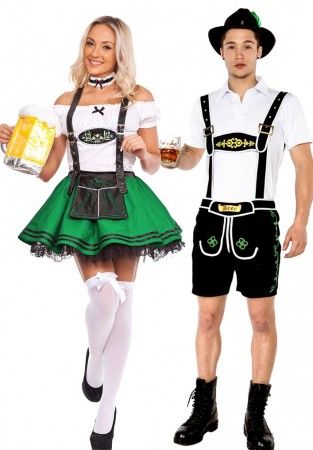 Easy Garden Decor, Garden Outfit, Bavarian Costume, Beer Maid, Teletubbies Costume, Open Skirt, German Costume, Oktoberfest Halloween, Oktoberfest Costume