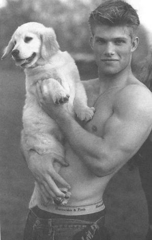 Chris Carmack...former AF model...now a handsome cowboy on Nashville...this explains it. Abercrombie Models, Chris Carmack, Handsome Cowboys, Bruce Weber, Man And Dog, Shirtless Men, Abercrombie And Fitch, American Actors, Mans Best Friend