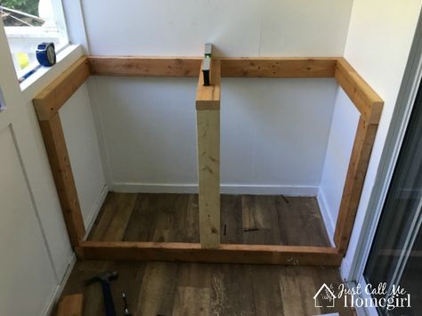 Build Alcove Cupboard, Building Cupboards Diy, How To Build A Built In Cabinet, How To Build Alcove Cupboard, Alcove Cabinets Diy, How To Build A Cupboard, Diy Built In Cabinets And Shelves, Nook Storage Ideas, Nook Built Ins