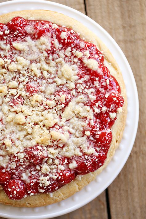 Cherry pie is high in the dessert rankings for me! Just wait until you taste this easy cherry pie dessert pizza recipe! My husband's birthday is the day before Valentine's Day, so we usually mash&n... Cherry Pie Pizza, Cherry Pizza Dessert, Cherry Dessert Pizza Recipe, Cherry Pie Dessert Pizza, Pizza Hut Cherry Dessert Pizza, Pizza Inn Dessert Pizza Recipe, Pizza Hut Blueberry Dessert Pizza, Cherry Dessert Pizza, Blueberry Dessert Pizza