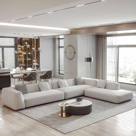 Profitez d'un salon minimaliste élégant avec notre canapé modulaire de style italien nordique ROMA. Sa conception modulaire vous permet de personnaliser votre salon selon vos besoins, tout en apportant une touche de sophistication à votre espace. Faites l'expérience de la qualité et de l'élégance italiennes avec ROMA. Caractéristiques du canapé modulaire ROMA: Rembourrage intérieur : éponge haute densité Style : minimaliste italien Couleur : unique 1,15 mètre Matériau : tissu technique + éponge haute résilience, tissu technique + éponge haute résilience + coton latex Découvrez notre Canapé modulaire nordique ROMA ! Avec son design italien nordique, il apportera une touche élégante et moderne à votre salon. Sa modularité vous permettra de créer l'espace de vos rêves, adapté à vos besoins. P Living Room Modular Sofa, Sofa Nordic, Home Catalogue, Minimalist Living, Minimalist Living Room, Sofas And Chairs, Modern Sofa, Modular Sofa, Sofa Design