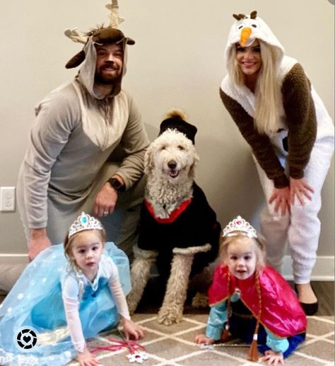 Frozen family costumes //family of four costume idea// dog costume idea// frozen costumes 🧡 Follow my shop @mallykspalding on the @shop.LTK app to shop this post and get my exclusive app-only content! #liketkit #LTKHalloween #LTKfamily #LTKSeasonal @shop.ltk https://liketk.it/3QQ2r Frozen Halloween Costumes, Olaf Costume, Frozen Halloween, Frozen Costume, Dog Costume, Dog Costumes, Family Costumes, Family Halloween Costumes, Family Halloween