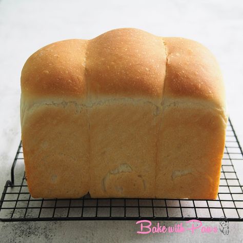 Vegan Sourdough Shokupan - BAKE WITH PAWS Easy Sourdough Bread Recipe, Bread Sourdough, Soft Bread, Bread Soft, Sourdough Starter Recipe, Sourdough Bread Recipe, Sourdough Baking, Vegan Bread, Swiss Roll