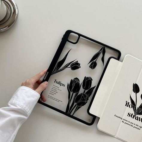 Ipad Features, New Ipad Pro, Black Tulips, Ipad Air Case, Ipad Accessories, Case For Ipad, Tablet Cover, Ipad Pro 12, New Ipad