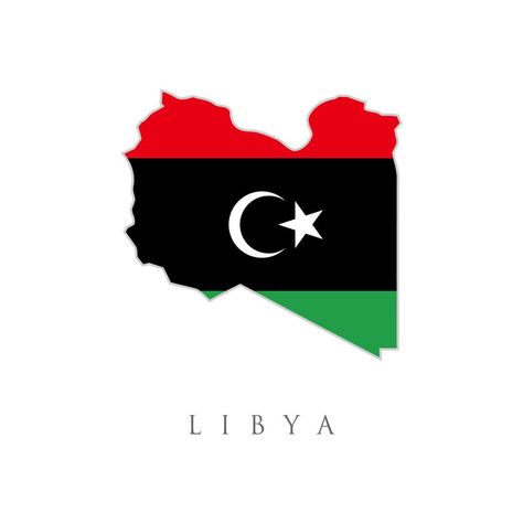 Libya Map, Libyan Flag, Libya Flag, Country Flags Icons, Map Outline, Flag Icon, Flag Art, Saved Pins, Aesthetic Colors